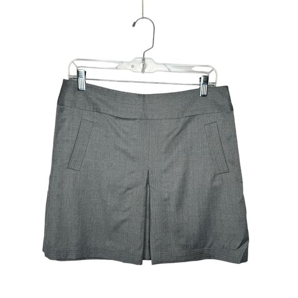 J. Crew Dresses & Skirts - J. CREW / gray 100% wool short pleated mini skirt / 10